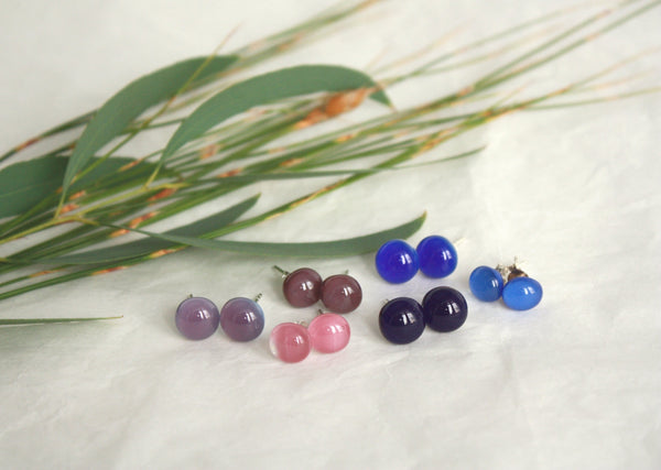 Stikla nagliņauskari - Klasika - Tumši zils, violets un citas krāsas